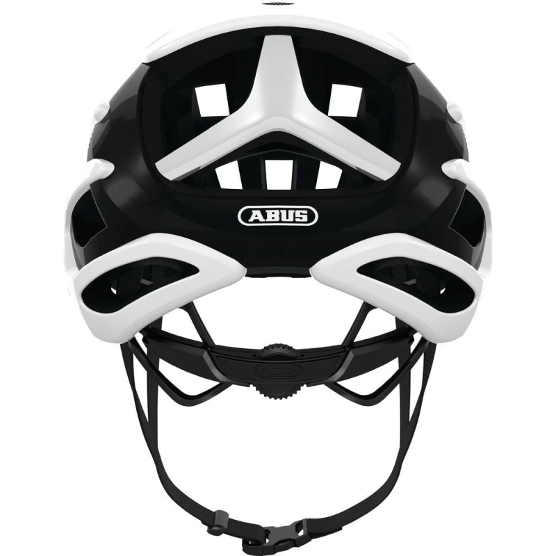 Kask rowerowy Abus AirBreaker biało-czarny