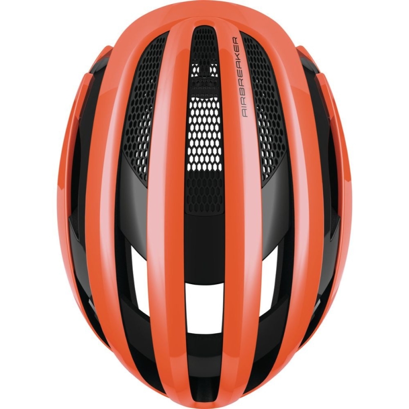 Kask rowerowy Abus AirBreaker pomarańczowy