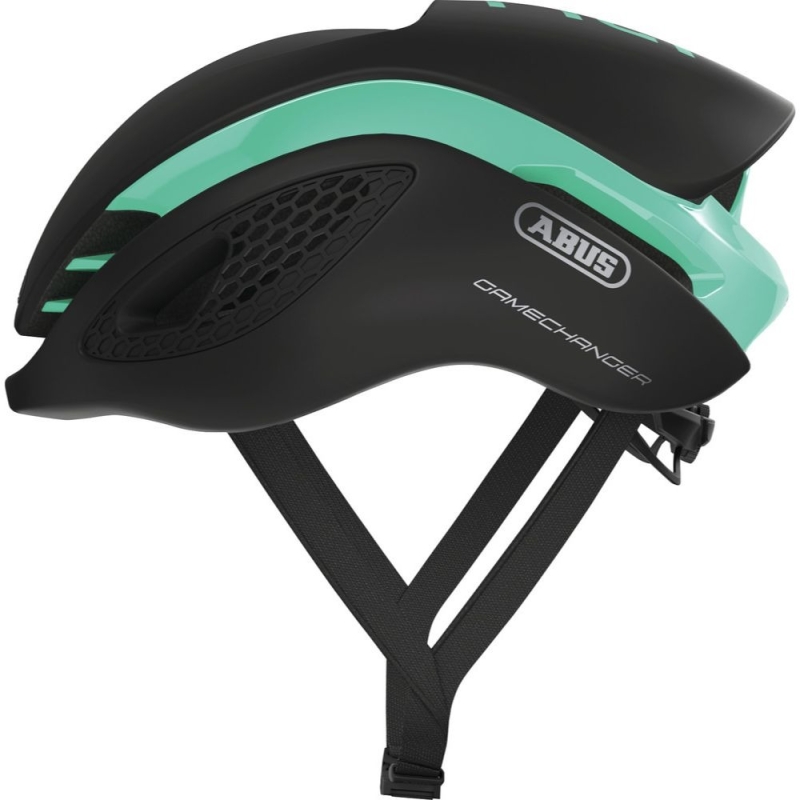 Kask rowerowy Abus GameChanger czarno-turkusowy