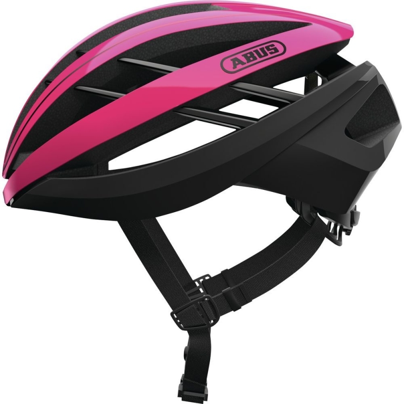 Kask rowerowy Abus Aventor różowy