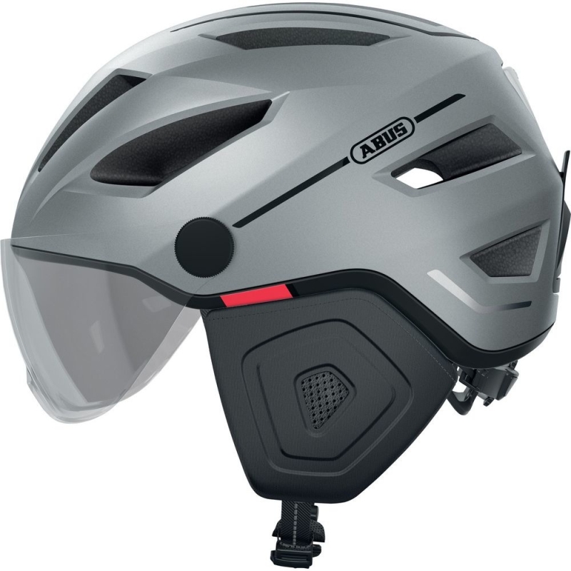 Kask rowerowy Abus Pedelec 2.0 ACE srebrny