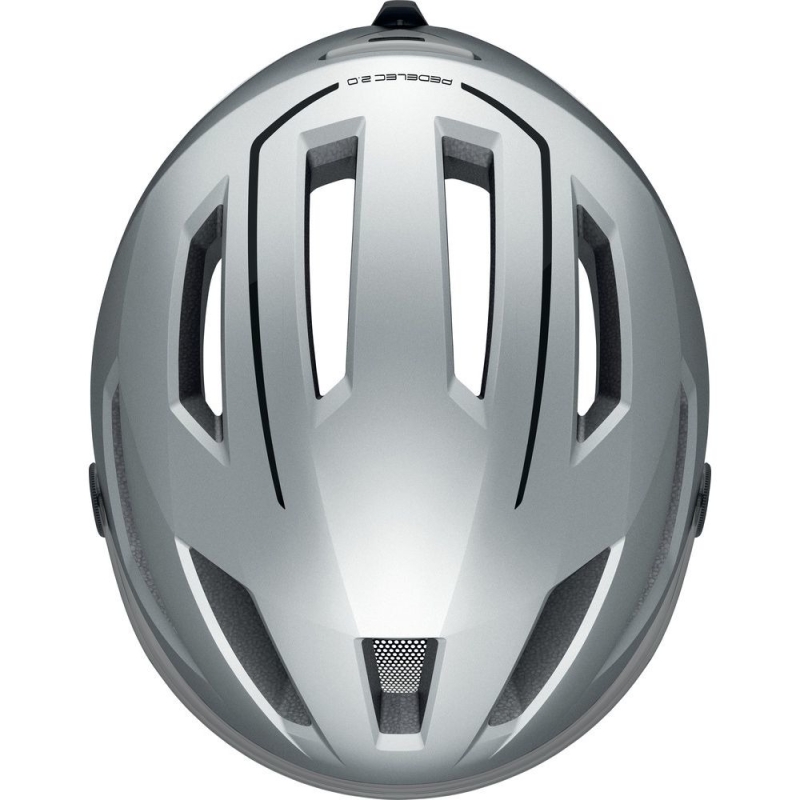Kask rowerowy Abus Pedelec 2.0 ACE srebrny