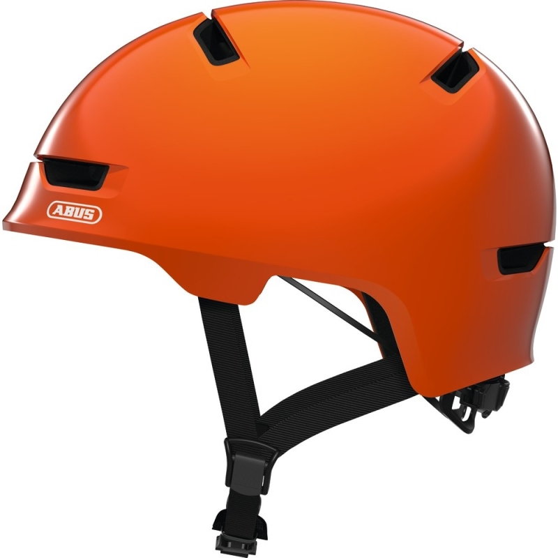 Kask rowerowy Abus Scraper Kid 3.0 pomarańczowy