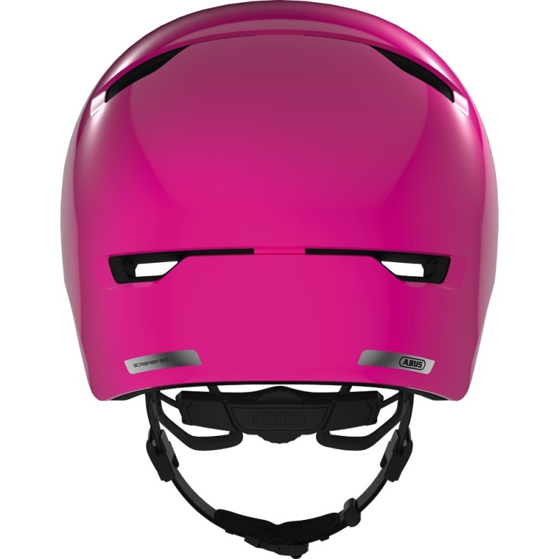 Kask rowerowy Abus Scraper Kid 3.0 różowy