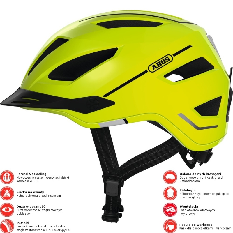 Kask rowerowy Abus Pedelec 2.0 żółty