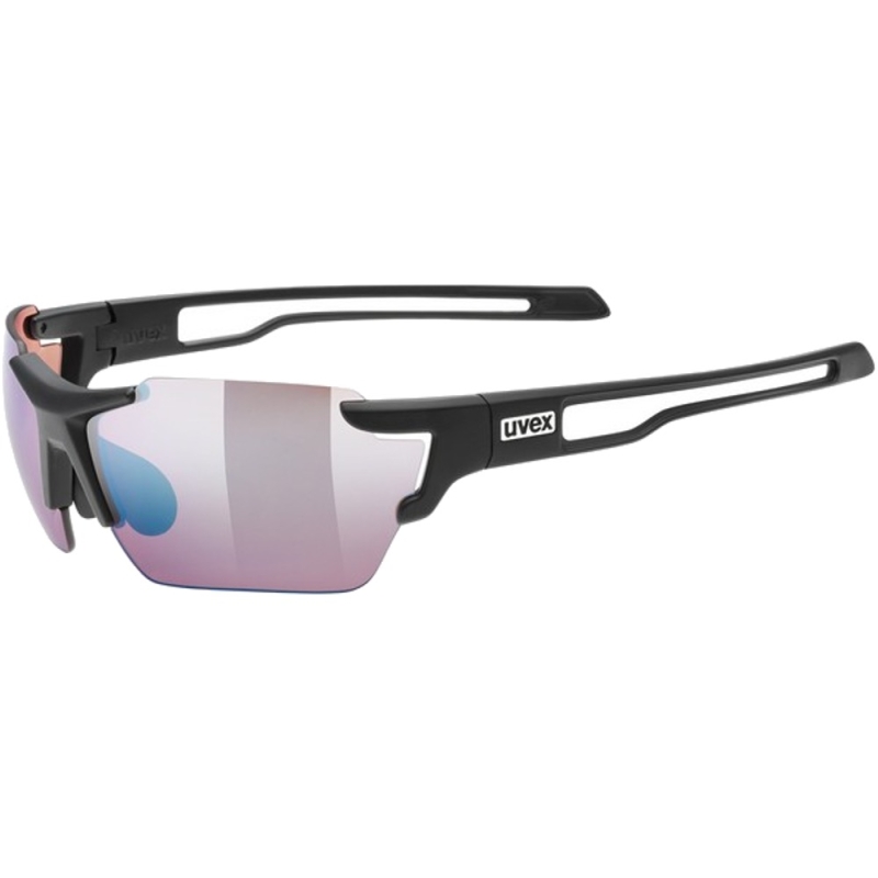 Okulary rowerowe Uvex Sportstyle 803 Colorvision Small czarno-różowe