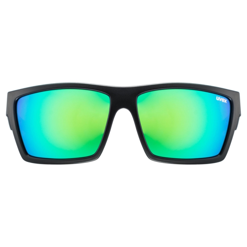 Okulary Uvex LGL 29 czarno-zielone