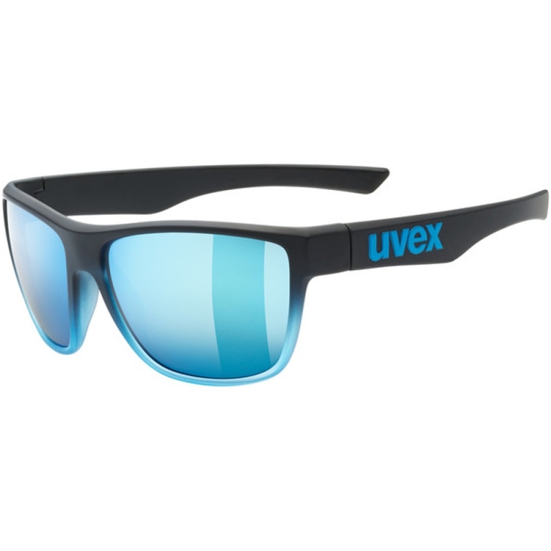 Okulary Uvex LGL 41 czarno-niebieskie