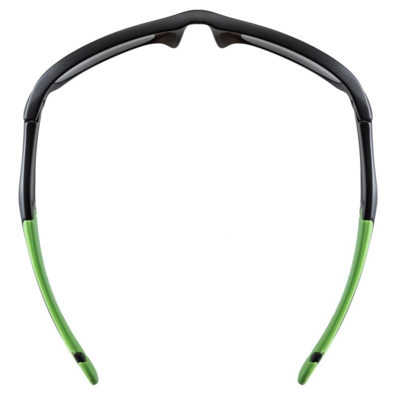 Okulary rowerowe dziecięce Uvex Sportstyle 507 czarno-zielone