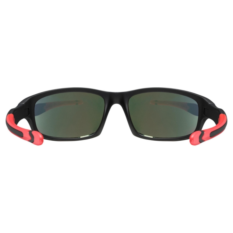 Okulary rowerowe dziecięce Uvex Sportstyle 507 czarno-czerwone