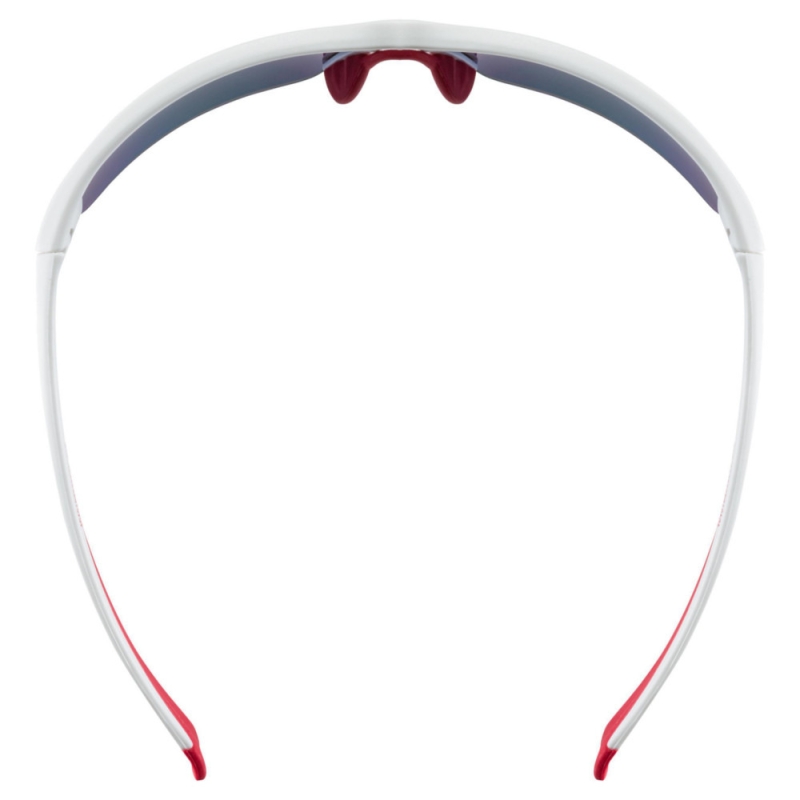 Okulary rowerowe Uvex Sportstyle 215 biało-czerwone