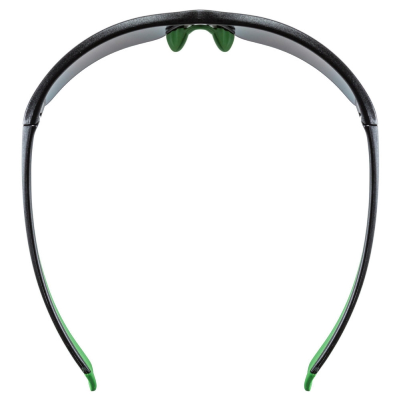 Okulary rowerowe Uvex Sportstyle 215 czarno-zielone