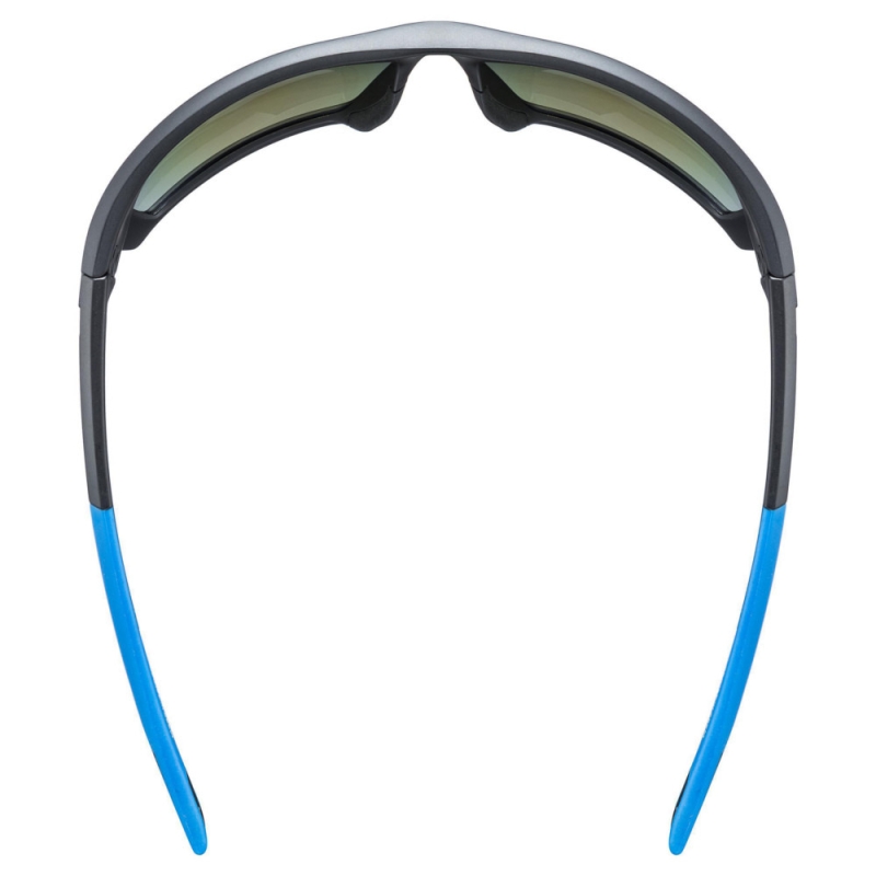 Okulary rowerowe Uvex Sportstyle 225 czarno-niebieskie