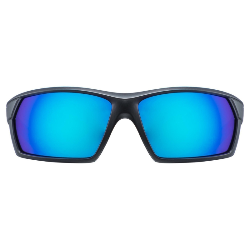 Okulary rowerowe Uvex Sportstyle 225 czarno-niebieskie
