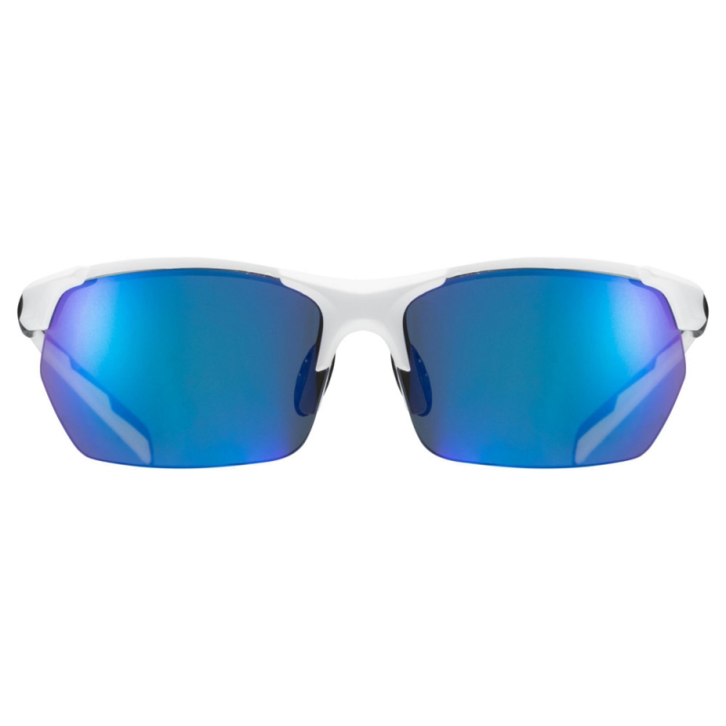 Okulary rowerowe Uvex Sportstyle 114 biało-czarne + wymienne szkła