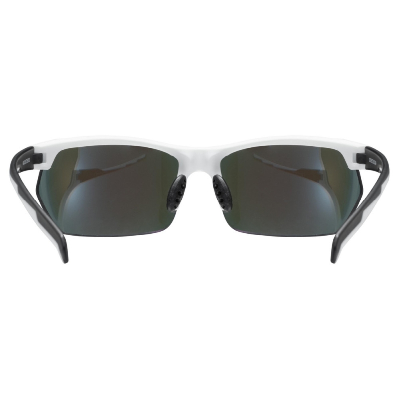Okulary rowerowe Uvex Sportstyle 114 biało-czarne + wymienne szkła