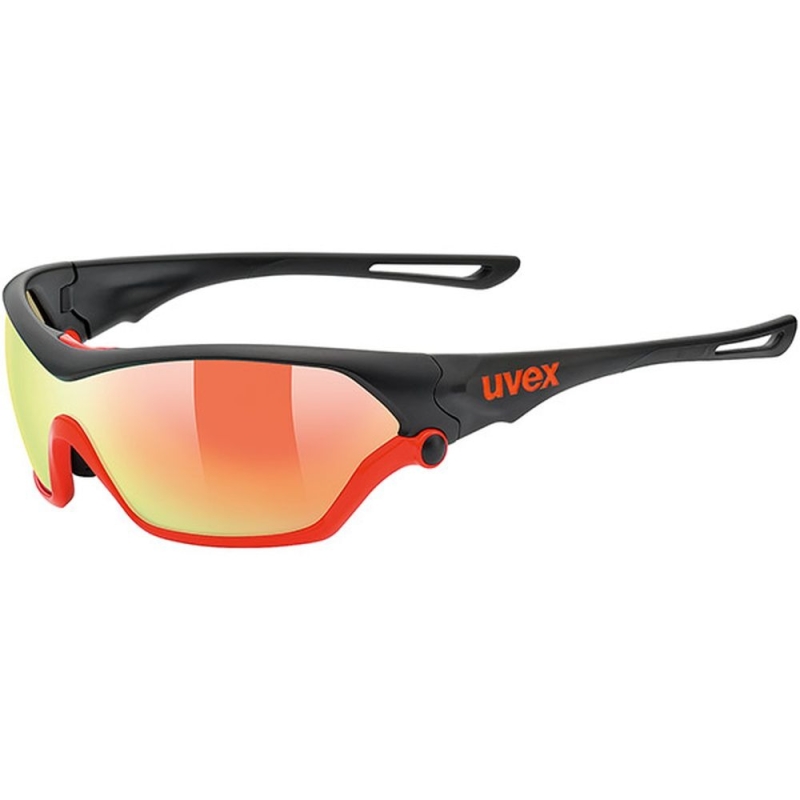 Okulary Uvex Sportstyle 705 czarno-pomarańczowe
