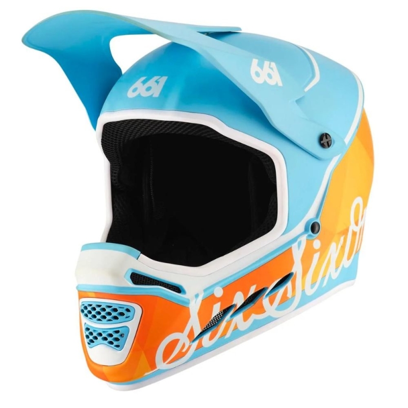 Kask rowerowy Fullface SixSixOne 661 Reset MIPS błękitny