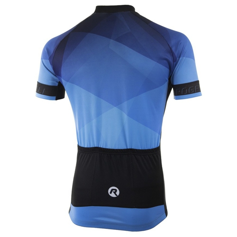 Koszulka rowerowa Rogelli Ispirato 2.0 niebiesko-czarna