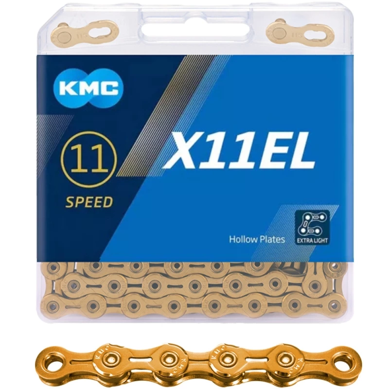 Łańcuch KMC X11EL złoty