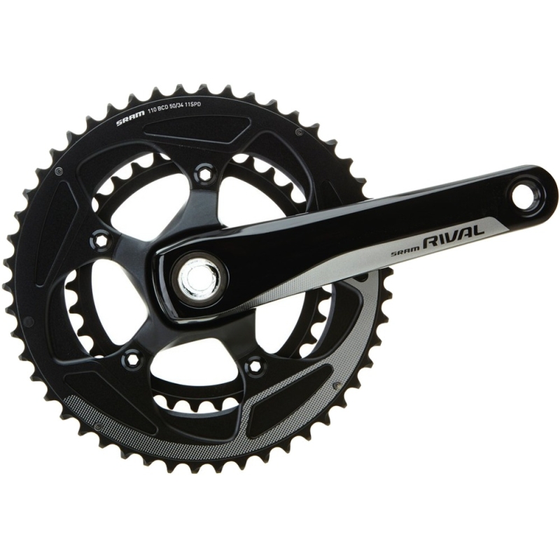 Mechanizm korbowy SRAM Rival 22 GXP Compact YAW (34-50T) czarny