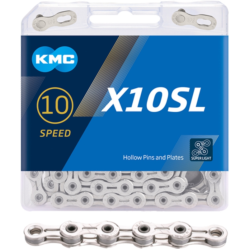 Łańcuch KMC X10SL srebrny