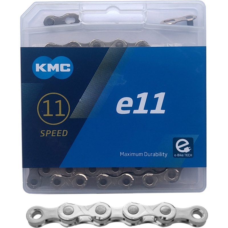 Łańcuch KMC e11 srebrny