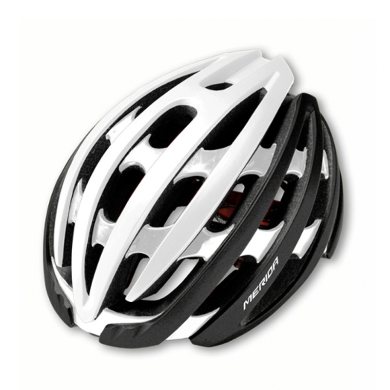 Kask rowerowy Merida Beetle biało-czarny