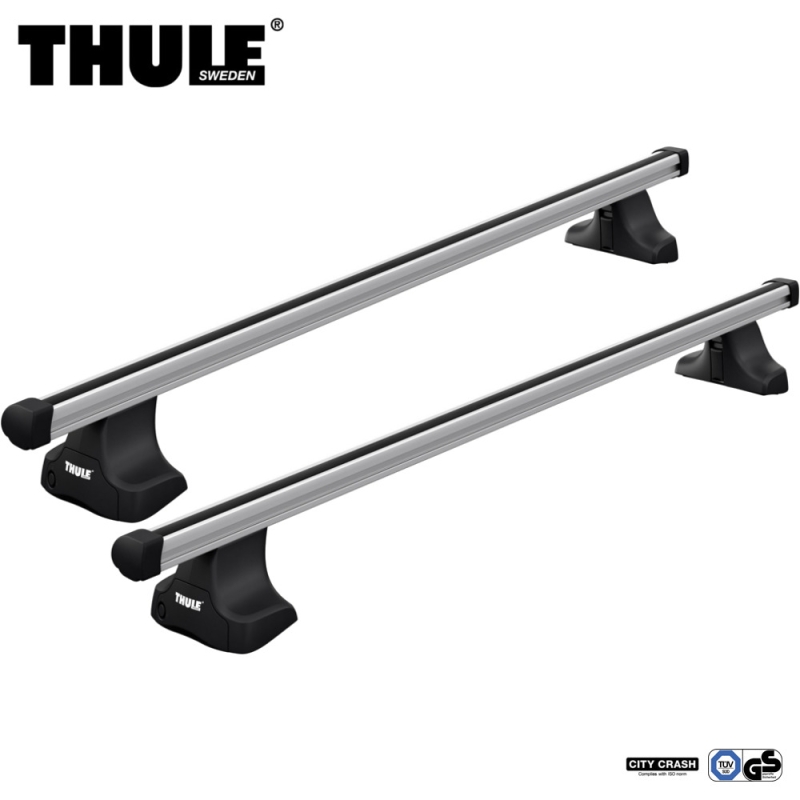 Bagażnik Dachowy Thule WingBar Evo Skoda Fabia 5-dr Hatchback Mk. III 2015- dach normalny srebrny