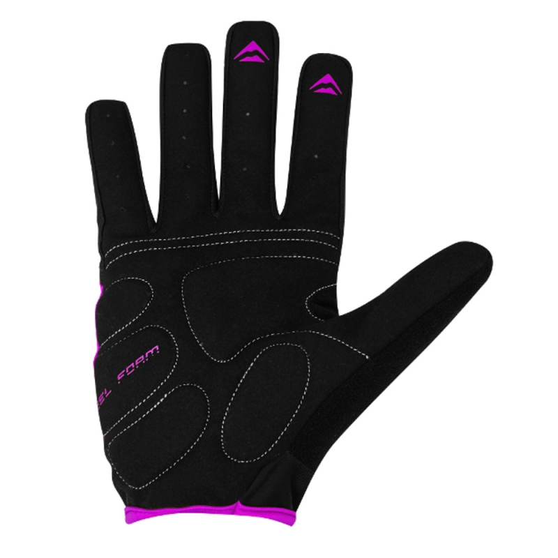 Merida Full Finger Line Rękawiczki rowerowe z palcami Black-Pink