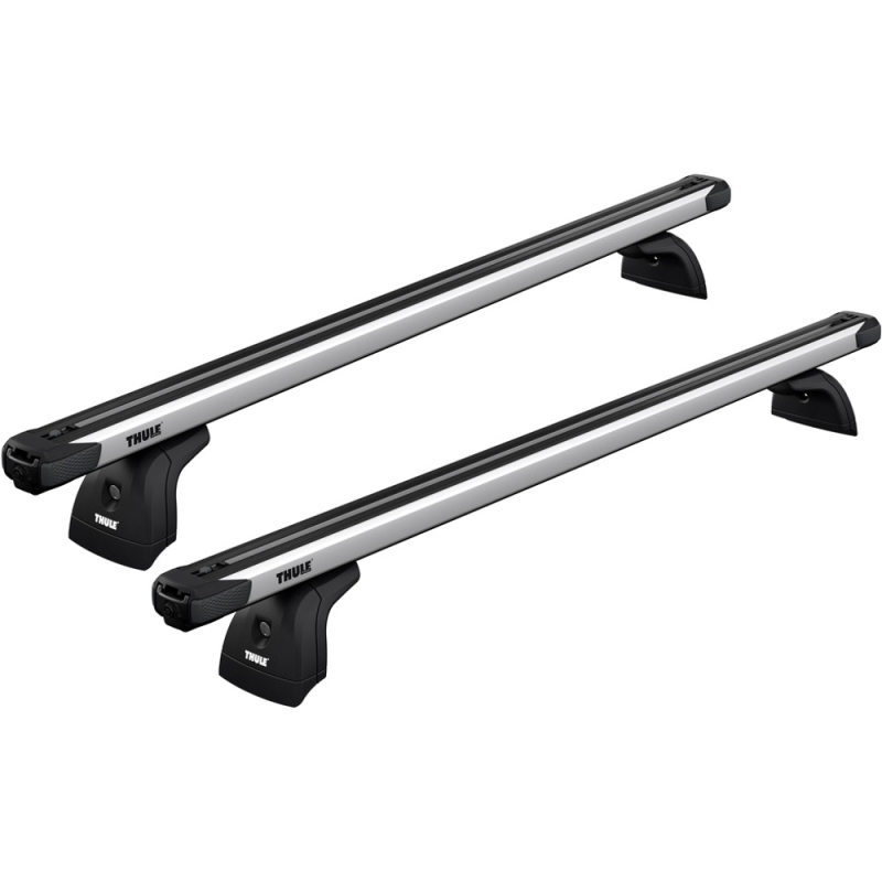 Bagażnik Dachowy Thule SlideBar Evo Hyundai i30 2-dr Coupé 2013- fabryczne punkty srebrny