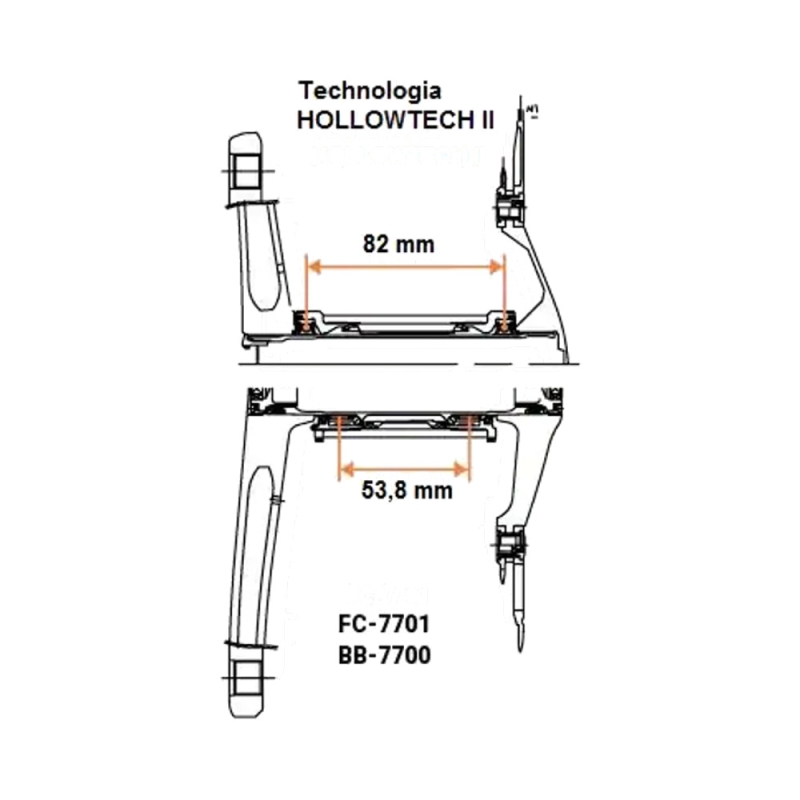Mechanizm korbowy Shimano Deore XT FC-M8100-1