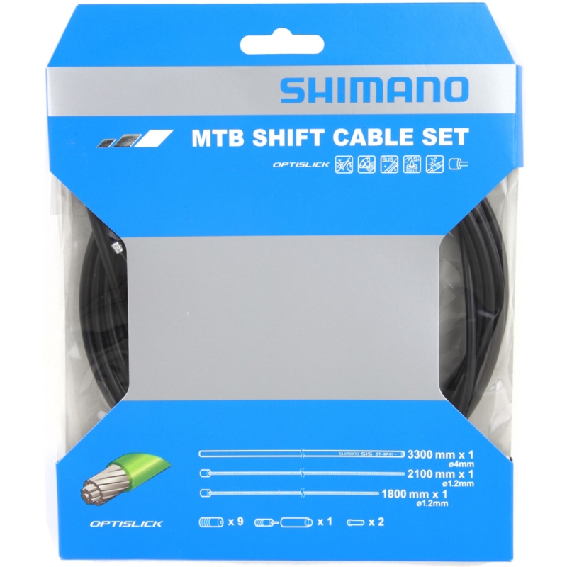 Zestaw linek i pancerzy przerzutki Shimano OT-SP41 MTB Optislick