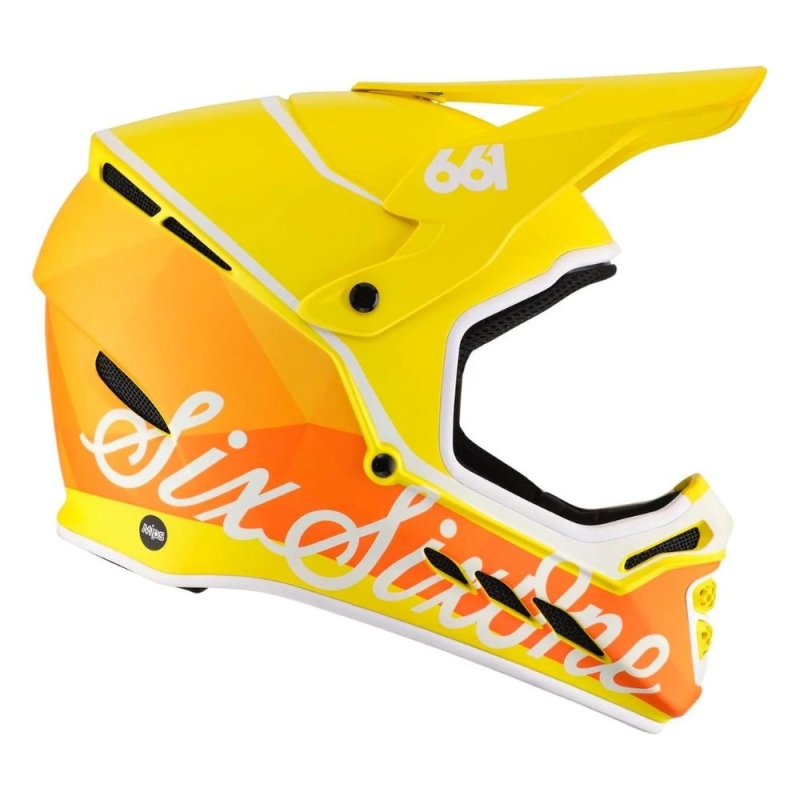 Kask rowerowy Fullface SixSixOne 661 Reset żółty