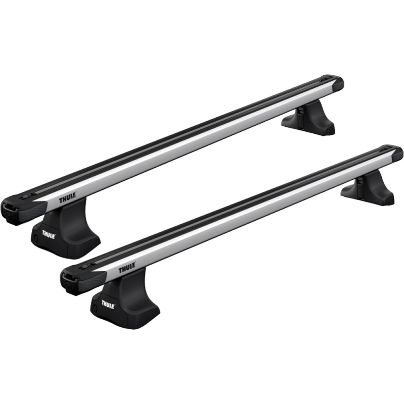 Bagażnik Dachowy Thule SlideBar Evo Ford Focus 5-dr Kombi Mk.III 2011-2018 dach normalny srebrny