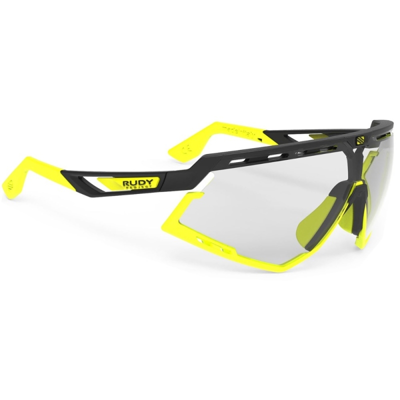 Okulary rowerowe Rudy Project Defender ImpactX żółto-czarne