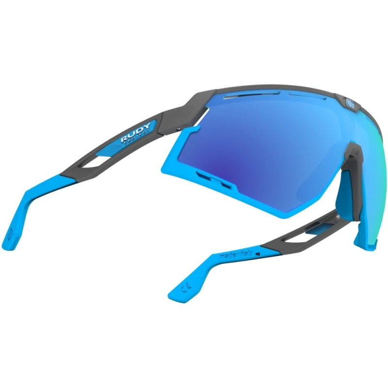 Okulary rowerowe Rudy Project Defender RP Optics niebiesko-szare