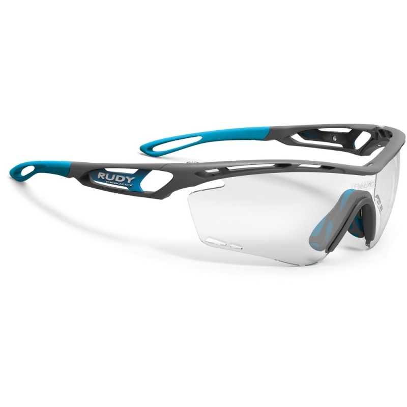 Okulary Rudy Project Tralyx ImpactX szaro-niebieskie