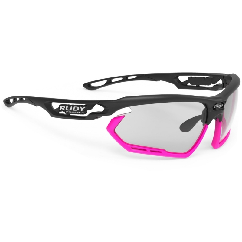 Okulary rowerowe Rudy Project Fotonyk ImpactX czarno-różowe