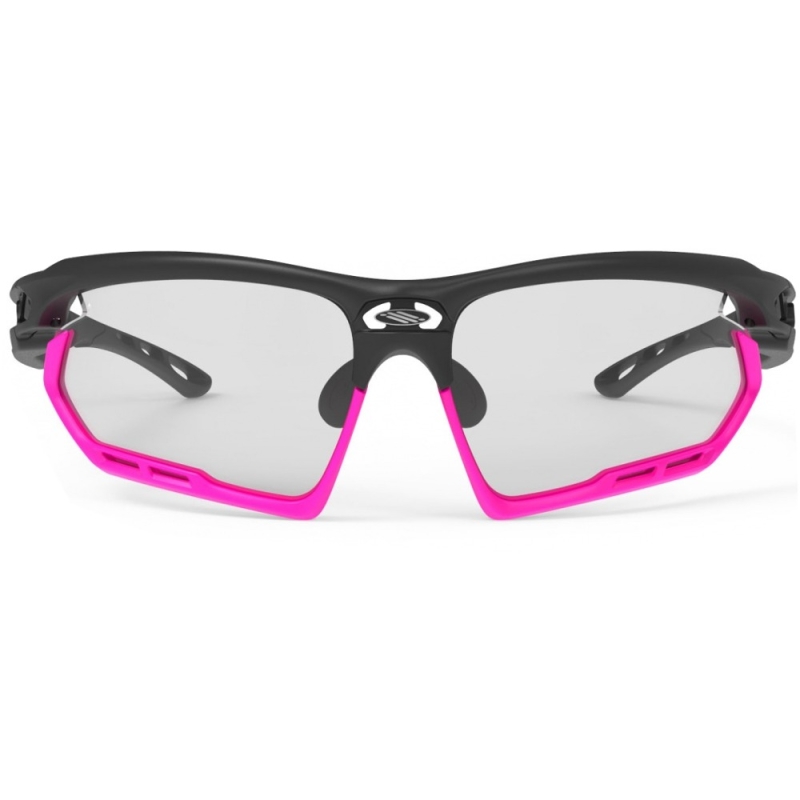 Okulary rowerowe Rudy Project Fotonyk ImpactX czarno-różowe