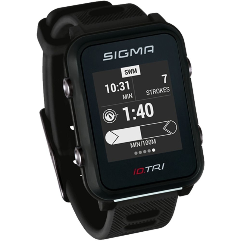 Zegarek sportowy Sigma iD.Tri GPS czarny