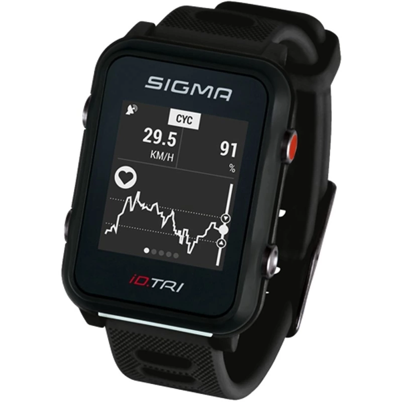 Zegarek sportowy Sigma iD.Tri Set GPS czarny