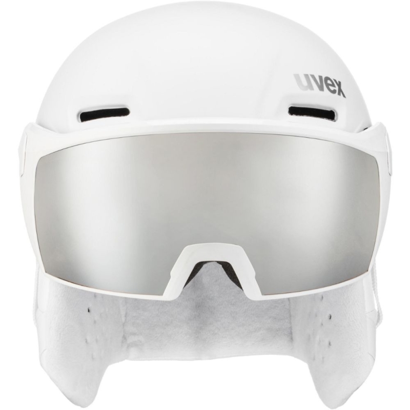Kask narciarski snowboardowy Uvex Hlmt 700 Visor biały