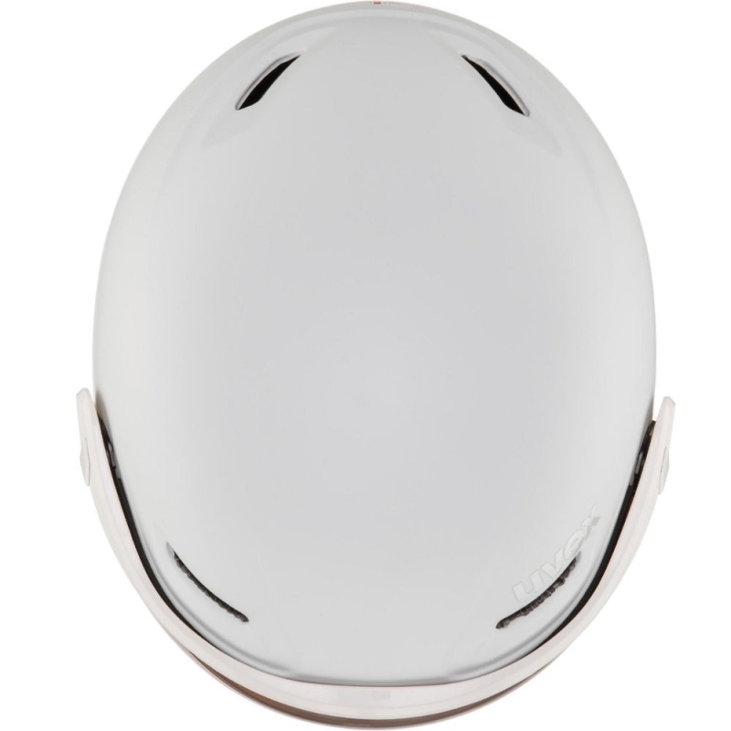 Kask narciarski snowboardowy Uvex Hlmt 700 Visor biały