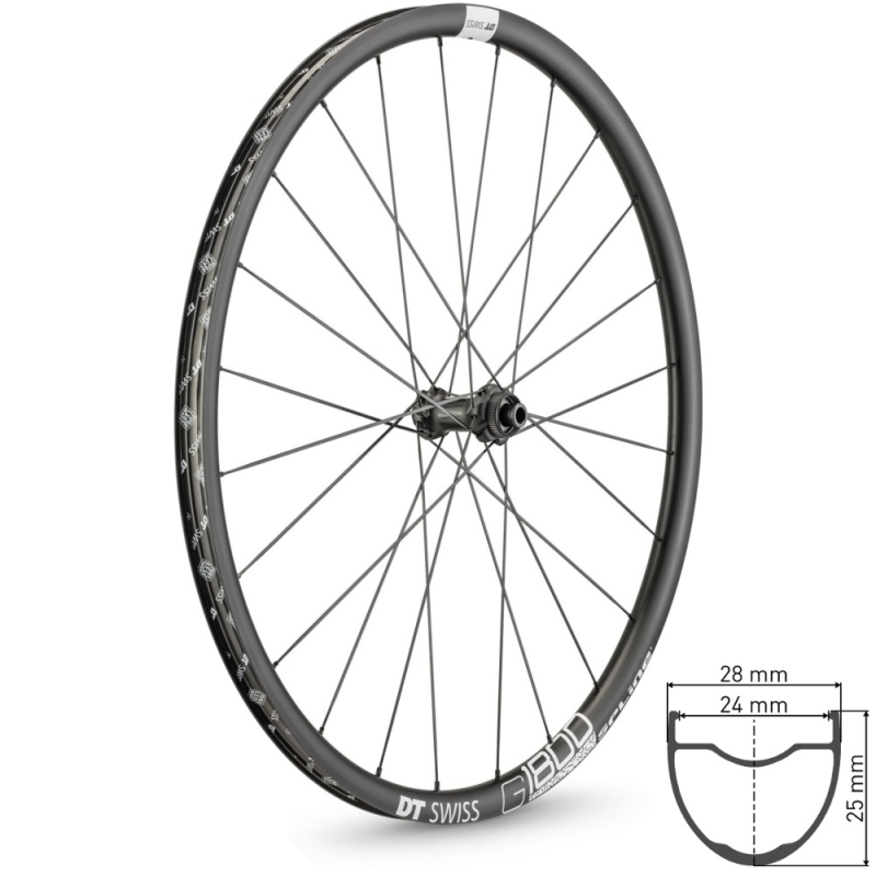 DT Swiss G 1800 Spline 25 Koło przednie Gravel 28