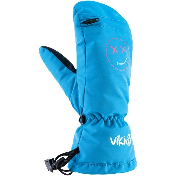 Rękawice narciarskie dziecięce Viking Kids Smaili niebieskie