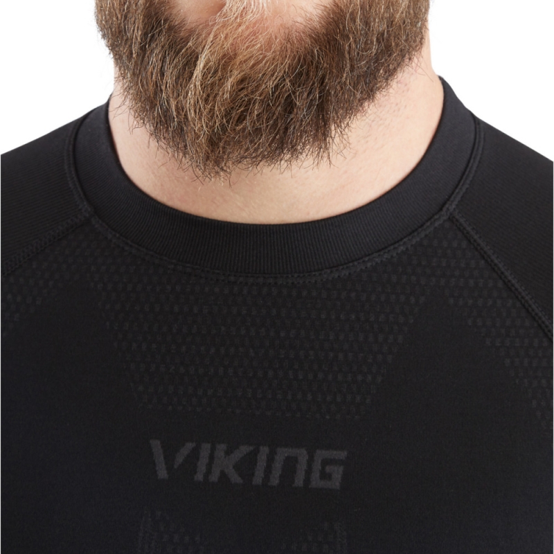 Koszulka termoaktywna Viking Eiger czarna