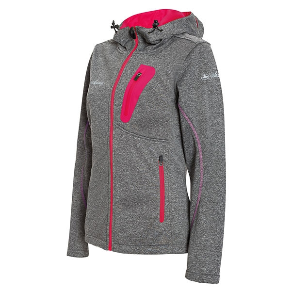 Kurtka damska Viking Lady Marion Softshell szaro-różowa