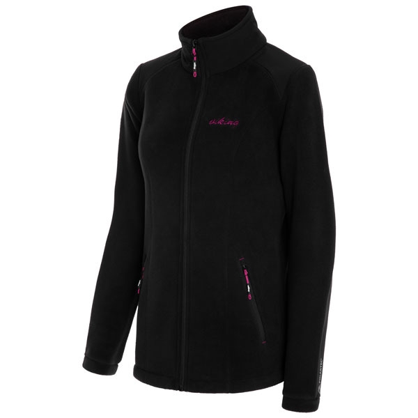 Bluza polarowa damska Viking Lady Dakota czarno-różowa
