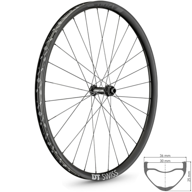 DT Swiss XRC 1200 Spline 30 Koło przednie XC 700C disc Center Lock